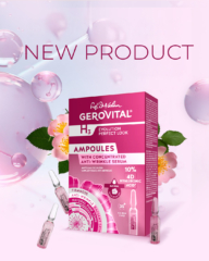 Ampullen met 10% 4D hyaluronzuur – geconcentreerd anti-rimpelserum met direct optisch effect | Gerovital H3 Evolution Perfect Look | 10 ampullen x 2 ml